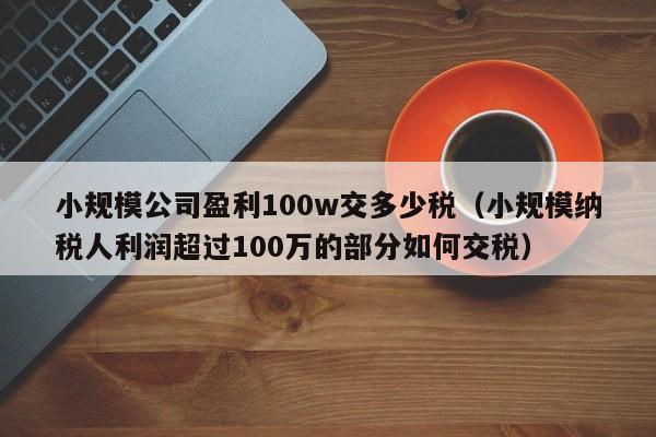 小规模公司盈利100w交多少税（小规模纳税人利润超过100万的部分如何交税）