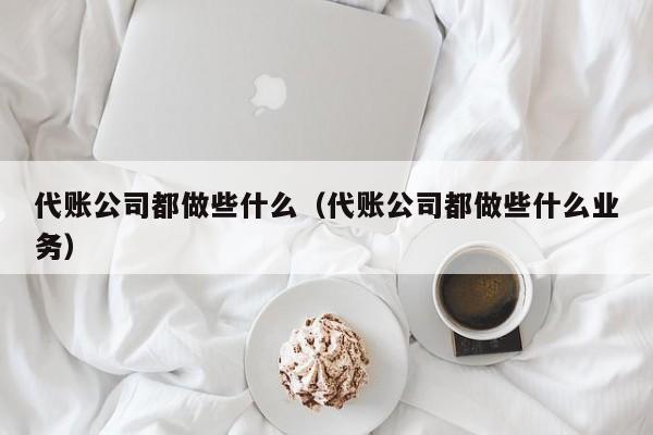 代账公司都做些什么（代账公司都做些什么业务）