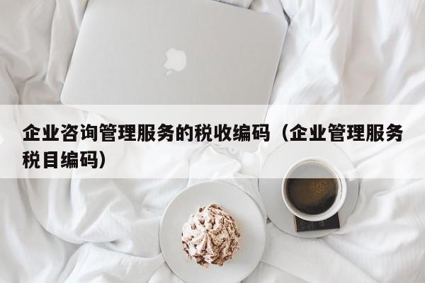 企业咨询管理服务的税收编码（企业管理服务税目编码）