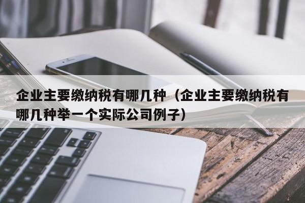 企业主要缴纳税有哪几种（企业主要缴纳税有哪几种举一个实际公司例子）