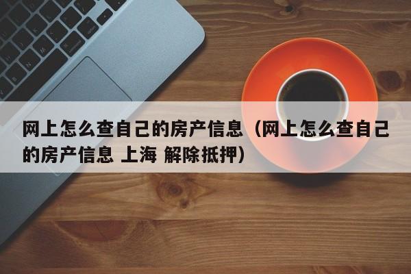 网上怎么查自己的房产信息（网上怎么查自己的房产信息 上海 解除抵押）