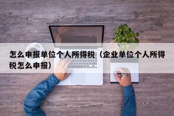 怎么申报单位个人所得税（企业单位个人所得税怎么申报）