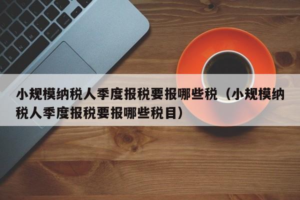 小规模纳税人季度报税要报哪些税（小规模纳税人季度报税要报哪些税目）