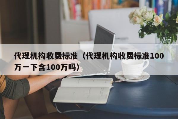 代理机构收费标准（代理机构收费标准100万一下含100万吗）