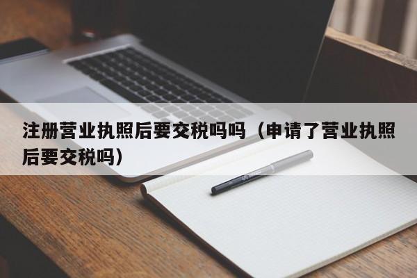 注册营业执照后要交税吗吗（申请了营业执照后要交税吗）