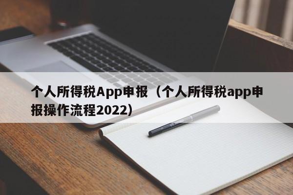 个人所得税App申报（个人所得税app申报操作流程2022）