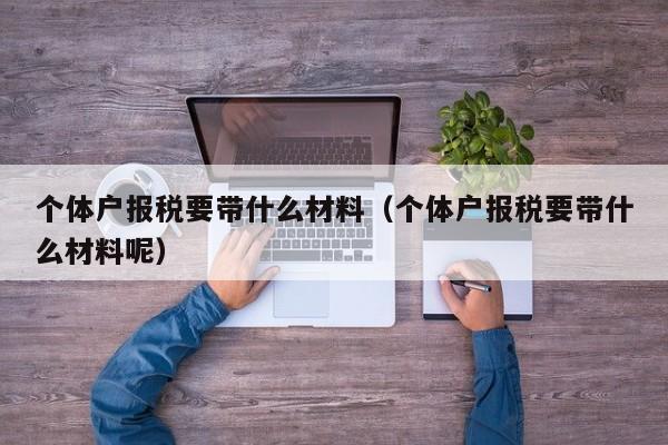 个体户报税要带什么材料（个体户报税要带什么材料呢）