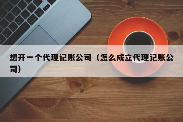 想开一个代理记账公司（怎么成立代理记账公司）