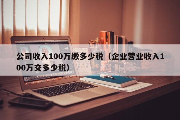 公司收入100万缴多少税（企业营业收入100万交多少税）