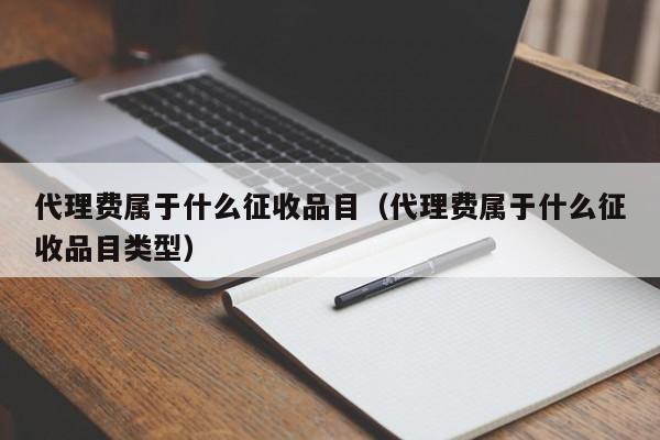 代理费属于什么征收品目（代理费属于什么征收品目类型）