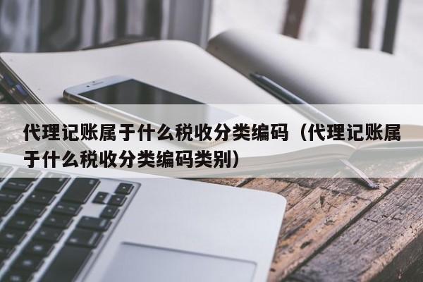 代理记账属于什么税收分类编码（代理记账属于什么税收分类编码类别）