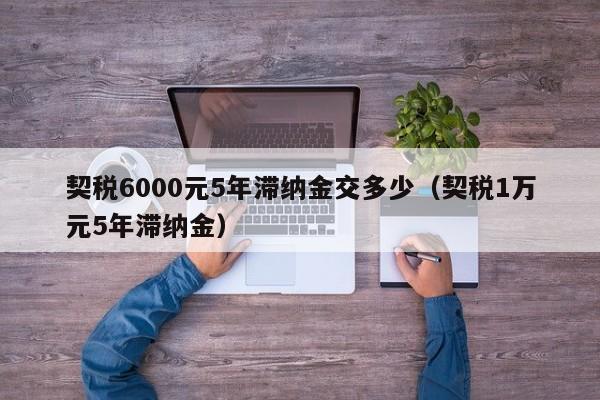 契税6000元5年滞纳金交多少（契税1万元5年滞纳金）