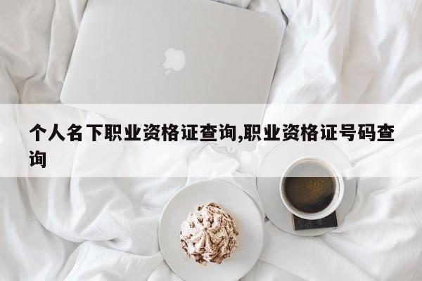 个人名下职业资格证查询,职业资格证号码查询