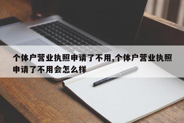 个体户营业执照申请了不用,个体户营业执照申请了不用会怎么样